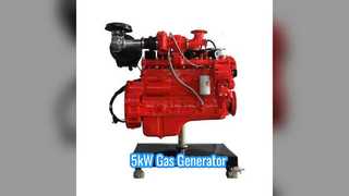 Generador de gas de 5kw 85-95% de eficiencia KGC80NS