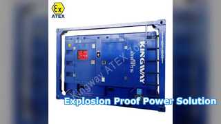 Generador de zona ATEX 80KVA a prueba de explosiones