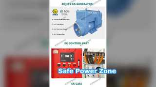 Generador diésel a prueba de explosiones 00kva Zona ATEX