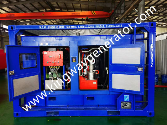 Compresor de aire diésel a prueba de explosiones Sullair 375CFM Zona ATEX 2 Kingway DNV Frame