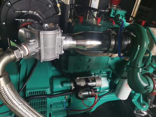 Generador de Cummins 200kw del gas natural 250KVA silencioso para el aire acondicionado de la pompa de calor del gas