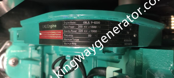 El generador de alta calidad del gas natural del NG 90KW de Kingway del CE accionó el consumo bajo por Cummins Engine
