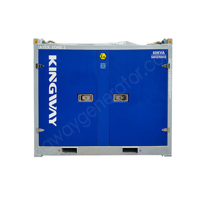 75kva 60kva Zona 2 Zona peligrosa Generador silencioso a prueba de explosión