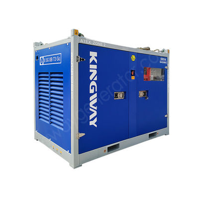 Grupo electrógeno antideflagrante marino certificado ATEX Zona 2 de 100 kVA con contenedor offshore DNV 2.7-1