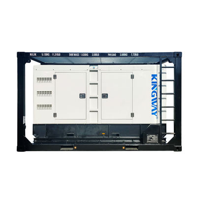 Grupo electrógeno antideflagrante marino certificado ATEX Zona 2 de 100 kVA con contenedor offshore DNV 2.7-1