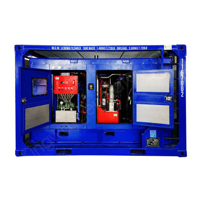 Grupo electrógeno antideflagrante marino certificado ATEX Zona 2 de 100 kVA con contenedor offshore DNV 2.7-1