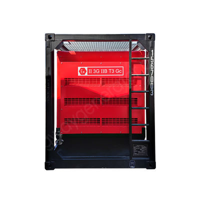 Área 2 de Atex Proof de explosión 60kva 1250KVA Generador de diesel seguro con plataforma para campos de petróleo y gas con marco de elevación DNV2.7-1