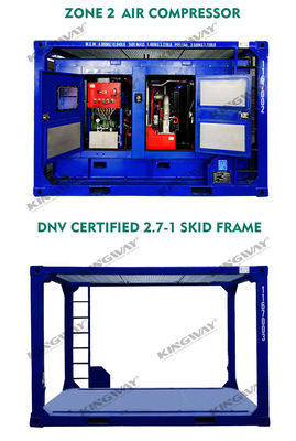 20FT DNV 2.7-1 Contenedores en alta mar para plataformas de campos petrolíferos de gas elevación de tramos de patinaje sistema de arranque 24V DC arranque eléctrico