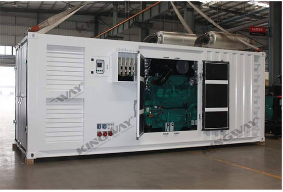Generador diesel insonorizado 400v 50hz 3 Fase 4 Generador de energía por cable Conjunto de generadores diesel Genset insonorizado