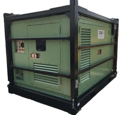 Para el campo de petróleo y gas DNV2.7-1 offshore Atex Zona 2 A prueba de explosión Directamente fabricante Generador de diésel seguro Rig hecho en China