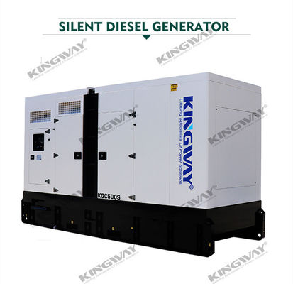 Super silencioso dosel 400kw 500kva 400v 50hz 3 fase 4 generador diesel de alambre puesto en silencio