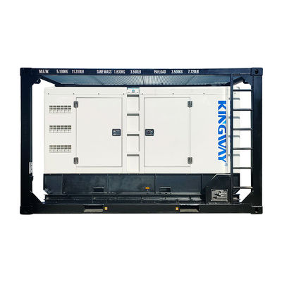 Área 2 de Atex Proof de explosión 60kva 1250KVA Generador de diesel seguro con plataforma para campos de petróleo y gas con marco de elevación DNV2.7-1