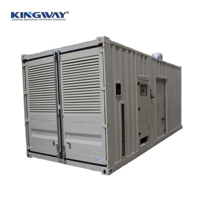 CE alta potencia alta tensión personalizada Genset 1000Kw-2000Kw potencia de espera de buena calidad Generador de contenedor de diesel
