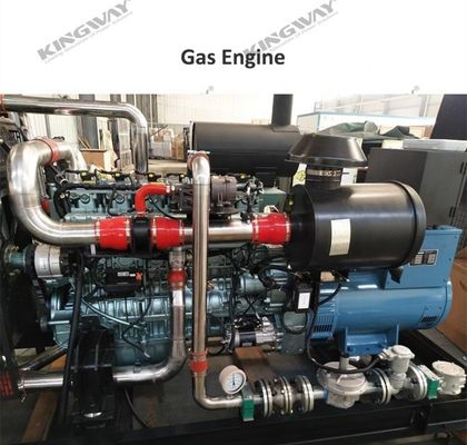 motor de gas natural de biogás de 100 kW refrigerado por agua