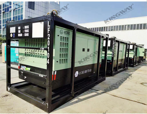 60kva 400v 50hz 3 fase 4 motor diesel a prueba de explosión con alambre certificado ATEX zona 2 generador de dnv nominal para alta mar