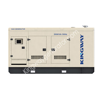 Venta caliente Equipo de generación de energía de emergencia abierto silencioso a gran escala Generador de energía de gas de 250KW con industria de deslizamiento de marco