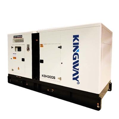 Venta caliente Equipo de generación de energía de emergencia abierto silencioso a gran escala Generador de energía de gas de 250KW con industria de deslizamiento de marco