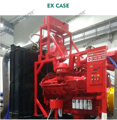 Suministro 400v 50hz 3 fase 4 alambre 300kva motor diésel a prueba de ex ATEX zona 2 denominada dnv generador en alta mar