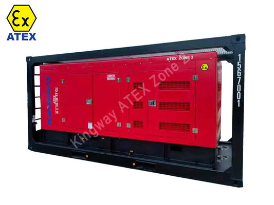 Rigsafe Proof Explosion Atex Zona I Zona II Generador diesel para la industria minera de plataformas en alta mar con marco de elevación DVN