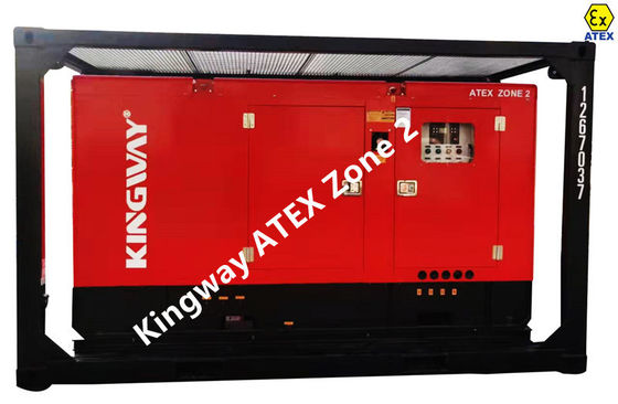 Rigsafe Proof Explosion Atex Zona I Zona II Generador diesel para la industria minera de plataformas en alta mar con marco de elevación DVN