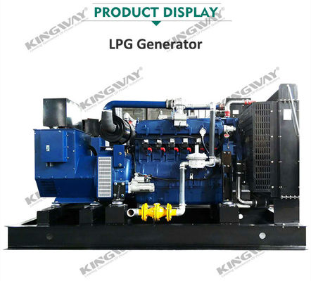 Venta caliente 344KVA 275KW uso de campamento LYK19G-G330 airbag generador de energía eléctrica de gas metano con motor Cummins