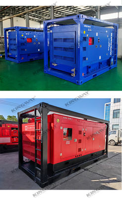 20KVA Zona II Generador diesel silencioso a prueba de explosión montado en DNV 2.7-1 para yacimientos de petróleo y gas en alta mar