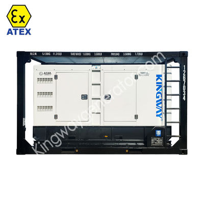 DNV2.7-1 plataforma de marco de patinaje certificación ATEX 3fase 800kw 1000kva zona2 motor de servicio de generación diesel a prueba de explosiones