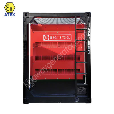DNV2.7-1 plataforma de marco de patinaje certificación ATEX 3fase 800kw 1000kva zona2 motor de servicio de generación diesel a prueba de explosiones