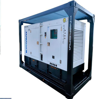 Certificación ATEX 3fases 200kw 250kva zona2 conjunto de generadores diesel a prueba de explosión DNVGL 2.7-1 motor de servicio de plataforma de marco de deslizamiento