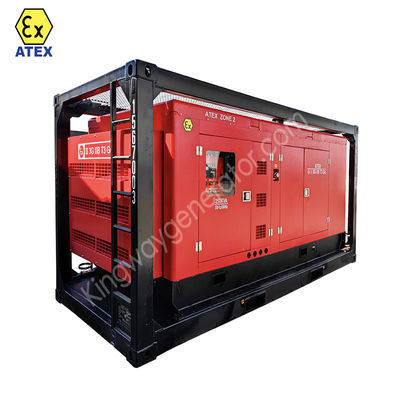 Zona 1 Zona 2 Generador diesel a prueba de explosión de 150kva con marco de elevación DNV2.7-1 para plataformas de petróleo y gas