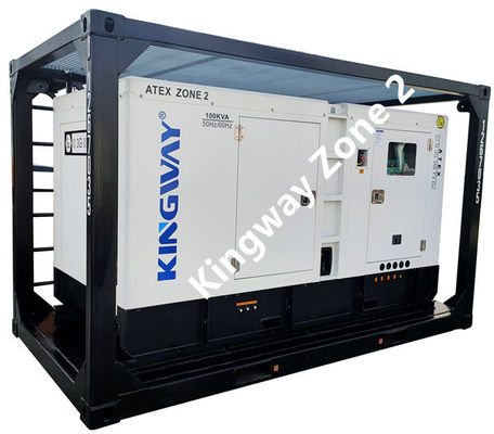 Zona 1 Zona 2 Generador diesel a prueba de explosión de 150kva con marco de elevación DNV2.7-1 para plataformas de petróleo y gas