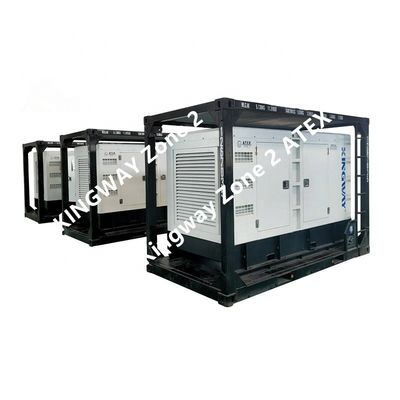 20KVA ATEX Zona 2 ATEX Generador a prueba de explosión para la industria del petróleo y el gas con marco de elevación DNV