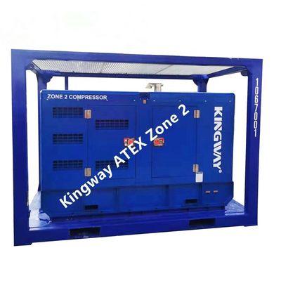 60KVA Kingway ATEX Certificado Zona 2 Ex Proof Generador Diesel Conjunto Con Estándares DNV Cuadro de elevación de servicio en alta mar