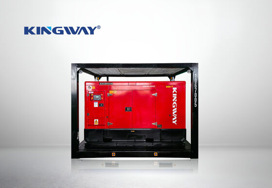 200 kW ATEX Zona 2 Ex-Proof Diesel Generator System (T3), montado en el marco de choque de elevación en alta mar certificado por DNV 2.7-1