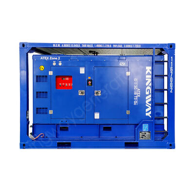 185CFM 6.9Bar A prueba de explosión ATEX Zona 2 Motor diesel Sullair Compresor de aire con marco de elevación DNV2.7-1