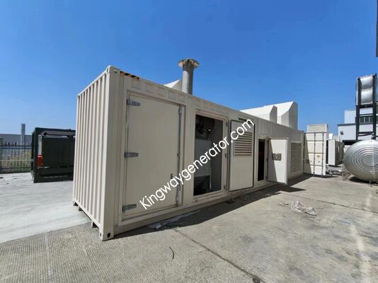 1MW 1000KW Tipo de contenedor de gas Genset Sistema de cogeneración y calefacción opcional Conjunto de generador de gas natural silencioso