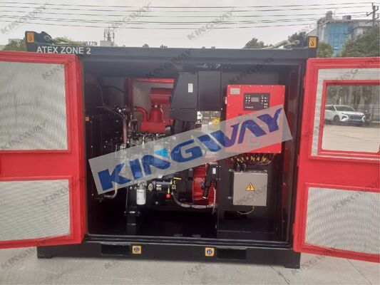 Conjunto de generadores de motores diesel de zona 2 ATEX a prueba de explosiones de 75 kVA con marco de elevación DNV2.7-1