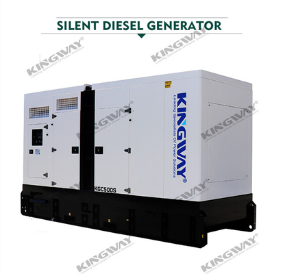 Sistema de generador diesel silencioso de Kingway 500KVA Cummins Engine