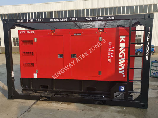 150 KVA ATEX Zona 2 T3 Generador diesel a prueba de explosión Marco de elevación DNV