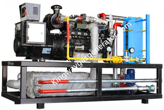 125kva 100KW sistema de generador de Yuchai del generador del gas de tres fases para el uso de la mina
