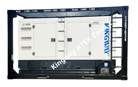 Presión de la barra del compresor de aire del motor diesel de Sullair de la zona 2 de Kingway ATEX 750CFM 10,3