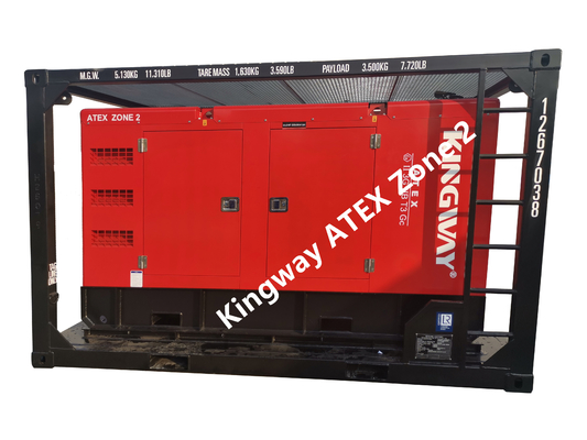 El sistema de generador diesel silencioso de la zona 2 estándar de ATEX modificó 35KVA para requisitos particulares