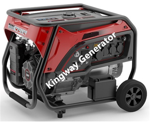 Sistema de generador silencioso del generador portátil anaranjado del color 8KVA 12Hp
