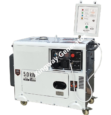 Sistema de generador silencioso del generador portátil anaranjado del color 8KVA 12Hp