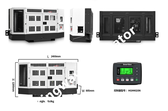 Clip 18KVA en el motor diesel Genset Generator For Reefer Containers