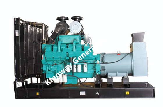 Generador diesel silencioso de Cummins de la puesta en contenedores de 750KVA 600KW para la construcción