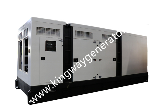 Tipo silencioso motor refrigerado por agua del generador 1500RPM 1000KVA 800KW Mitsubushi