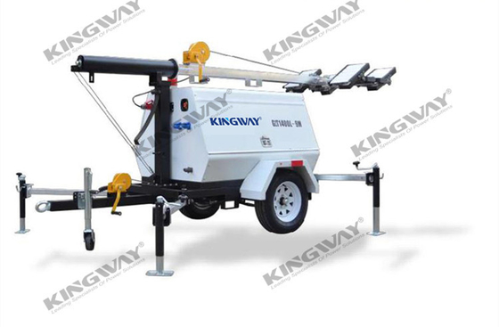 Generador diesel montado remolque de 1500RPM 1800RPM 15KW fuera del uso