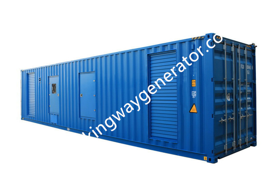 Sistema de generador silencioso del motor de 1000KVA 800KW Jichai refrigerado por agua