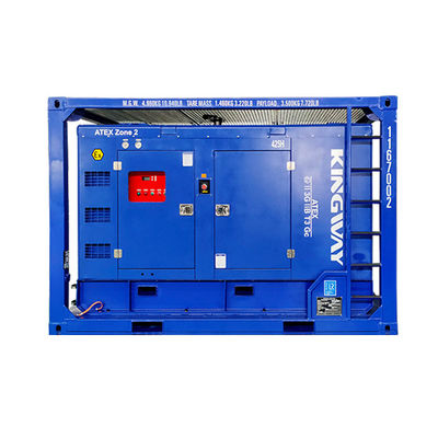 186CFM 100Psi ATEX Zona 2 Ex compressor de aire a prueba de suelos con marco de elevación DNV